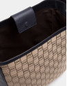Montparnasse canvas shopping bag with logos