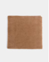 Beige knit tubular scarf
