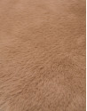 Beige knit tubular scarf