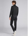 Black cotton chinos