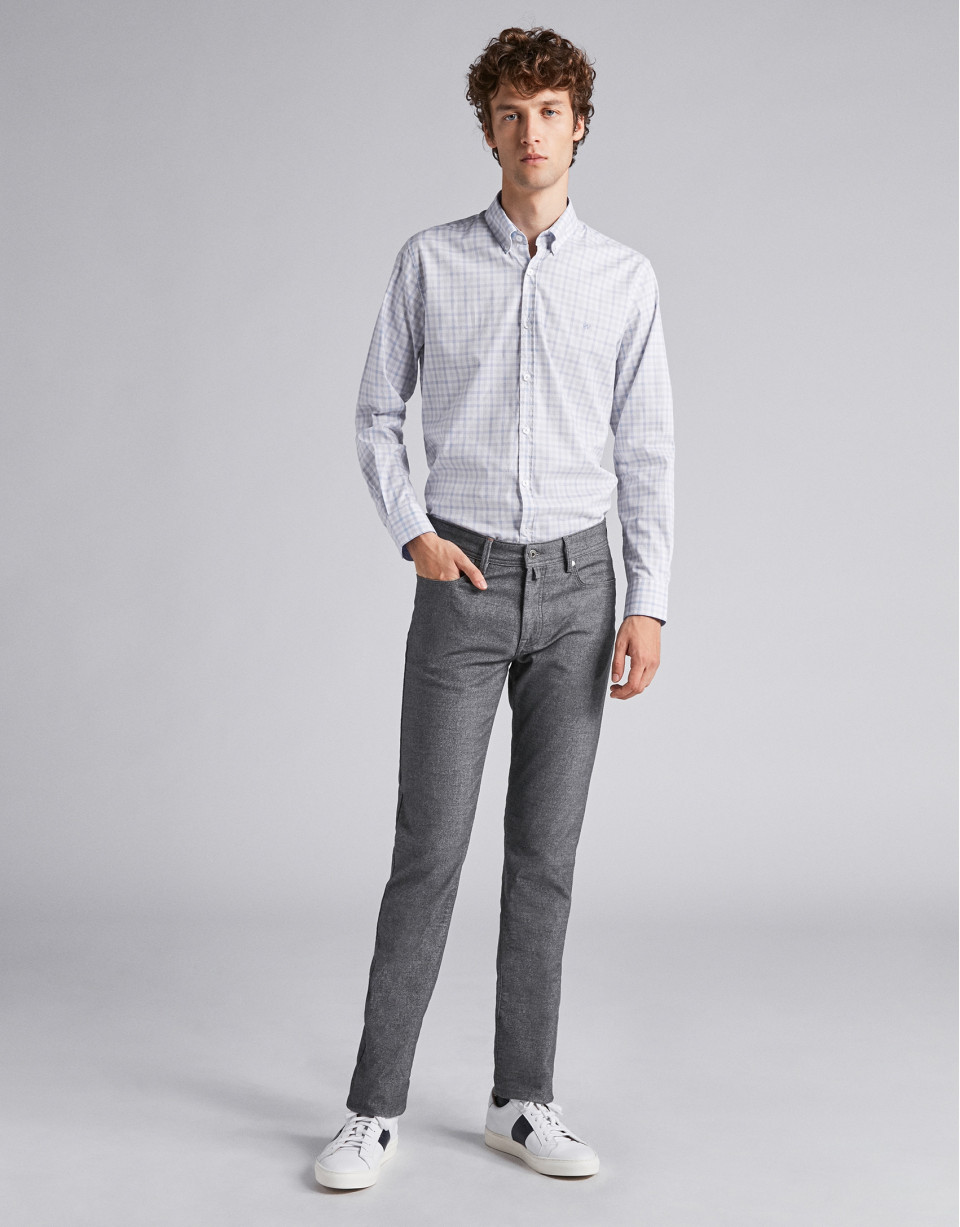 Brown pants with five pockets