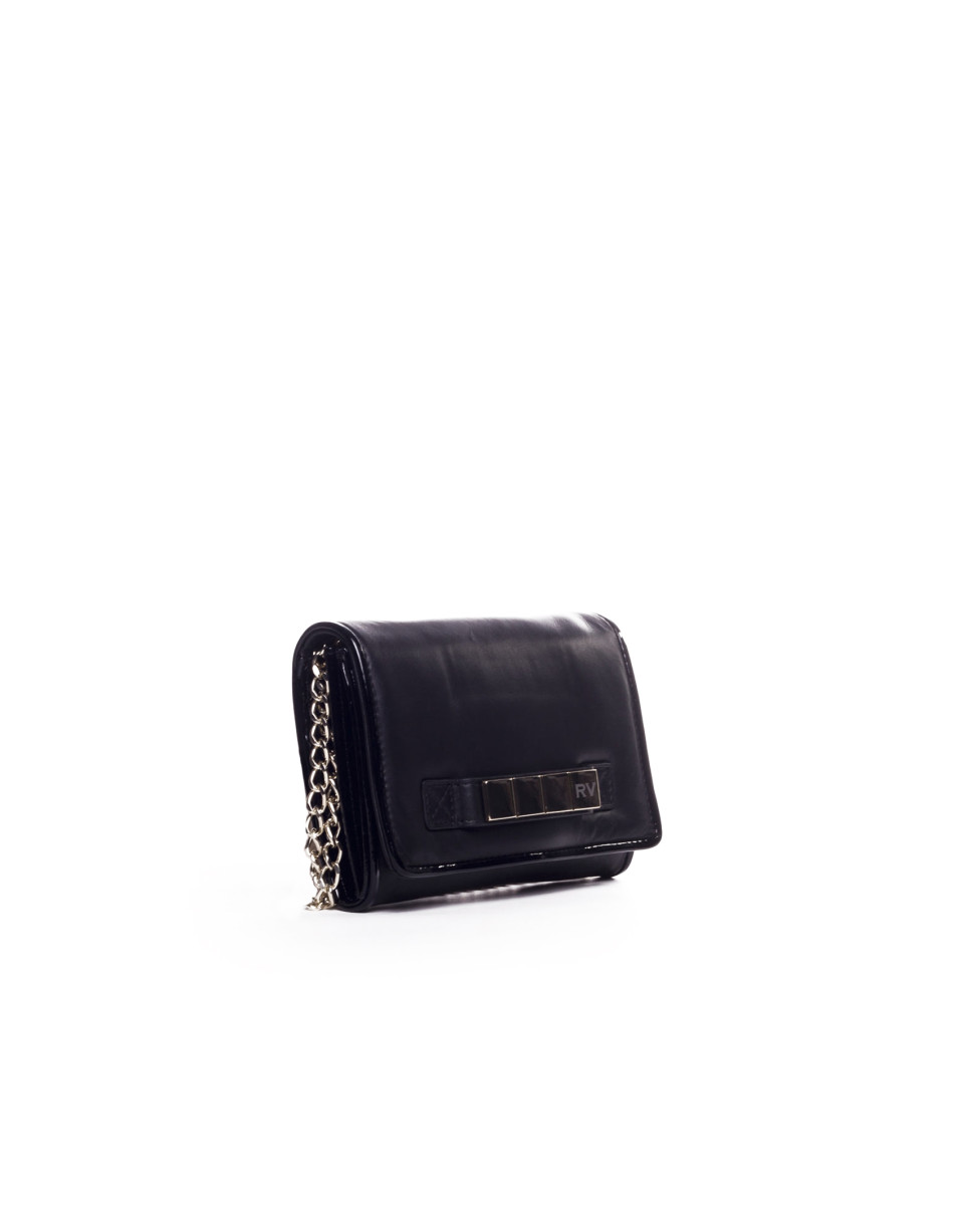 TAYLOR: Raw napa leather clutch bag