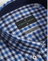 Blue checked sport shirt