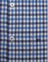 Blue checked sport shirt