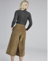 Falda pantalón pana cámel