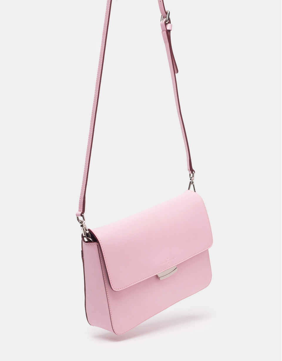 Bolso Joyce asa bordada rosa