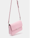 Pink Joyce bag with embroidered handle