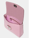 Pink Joyce bag with embroidered handle