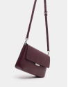 Bolso Joyce asa bordada rojo