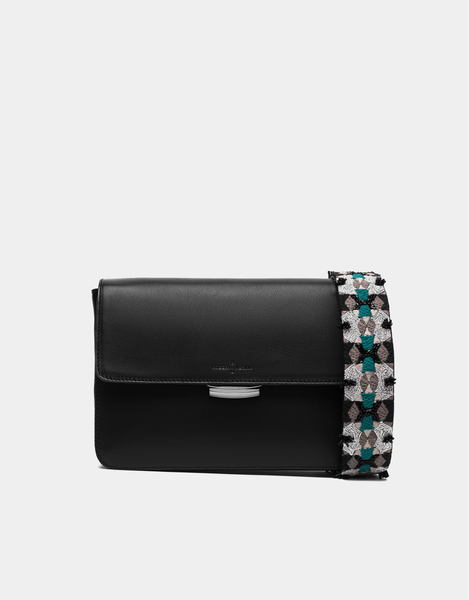Bolso Joyce asa bordada negro