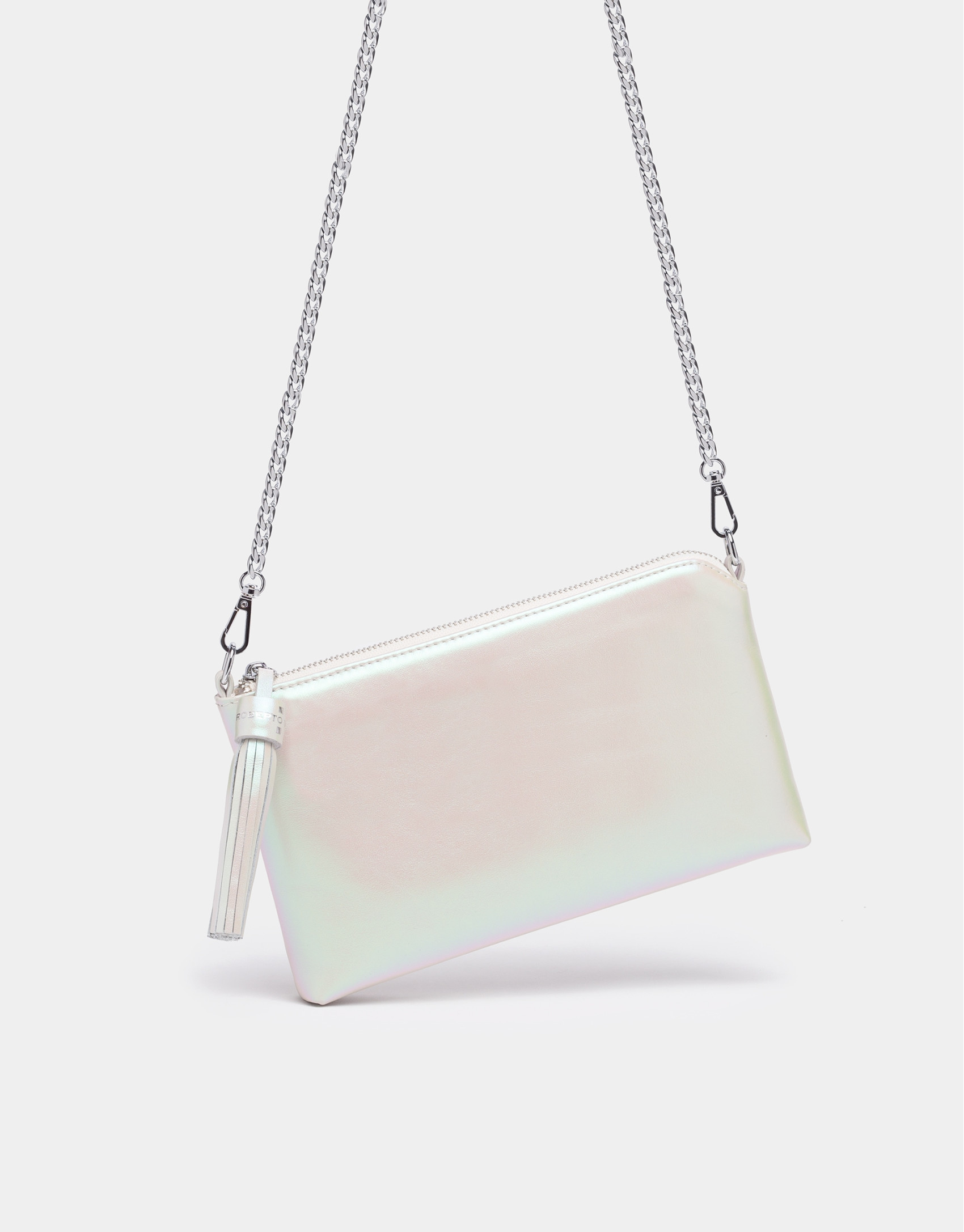 Bolso Lisa Nano blanco perlado