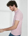 Polo piqué algodón rosa