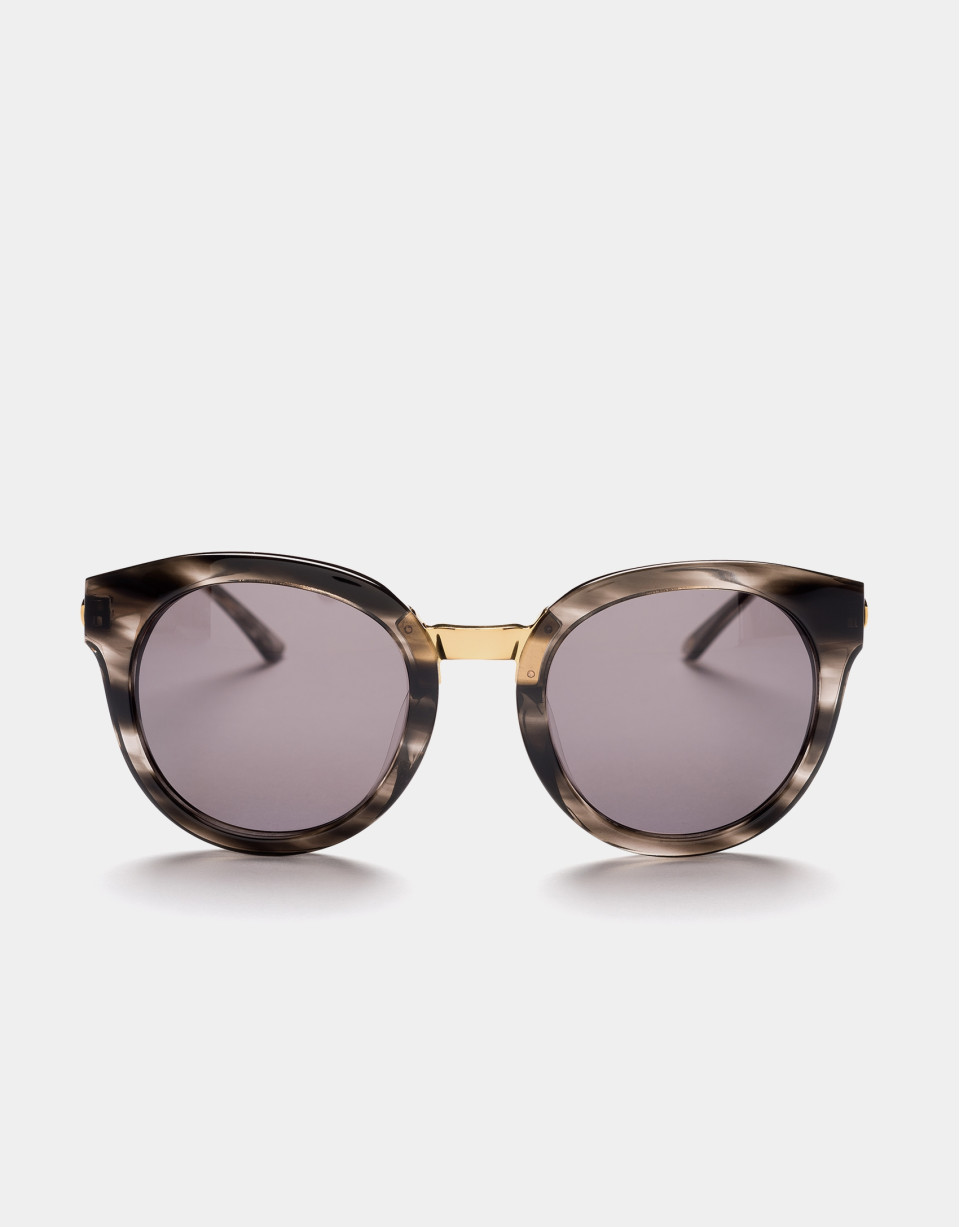 Gafas de sol ojos de gato gris jaspeado