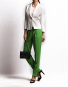 TAYLOR: Raw napa leather clutch bag