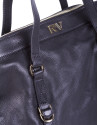 EDWARD NEGRO: Smooth leather shopping bag