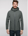 Khaki light tech fabric jogging jacket 
