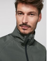 Khaki light tech fabric jogging jacket 