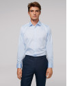 Camisa vestir espiga celeste