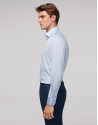 Camisa vestir espiga celeste