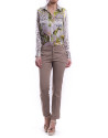 Long sleeve silk shirt 