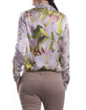 Long sleeve silk shirt 