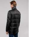 Long black anorak