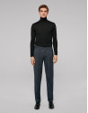 Dark blue checked pants