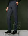 Pantalón cuadros azul oscuro