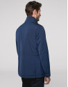 Navy blue tech fabric parka