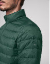 Short dark green anorak