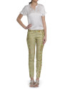 Stretch pants print animal