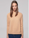 Hazel sweater with ribbed shoulders