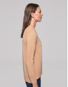 Hazel sweater with ribbed shoulders