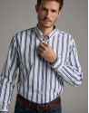 Camisa sport rayas azul oscuro/blanco - Hombre | Roberto Verino