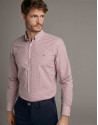 Red/blue dotted print sport shirt - Man | Roberto Verino
