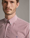 Red/blue dotted print sport shirt - Man | Roberto Verino
