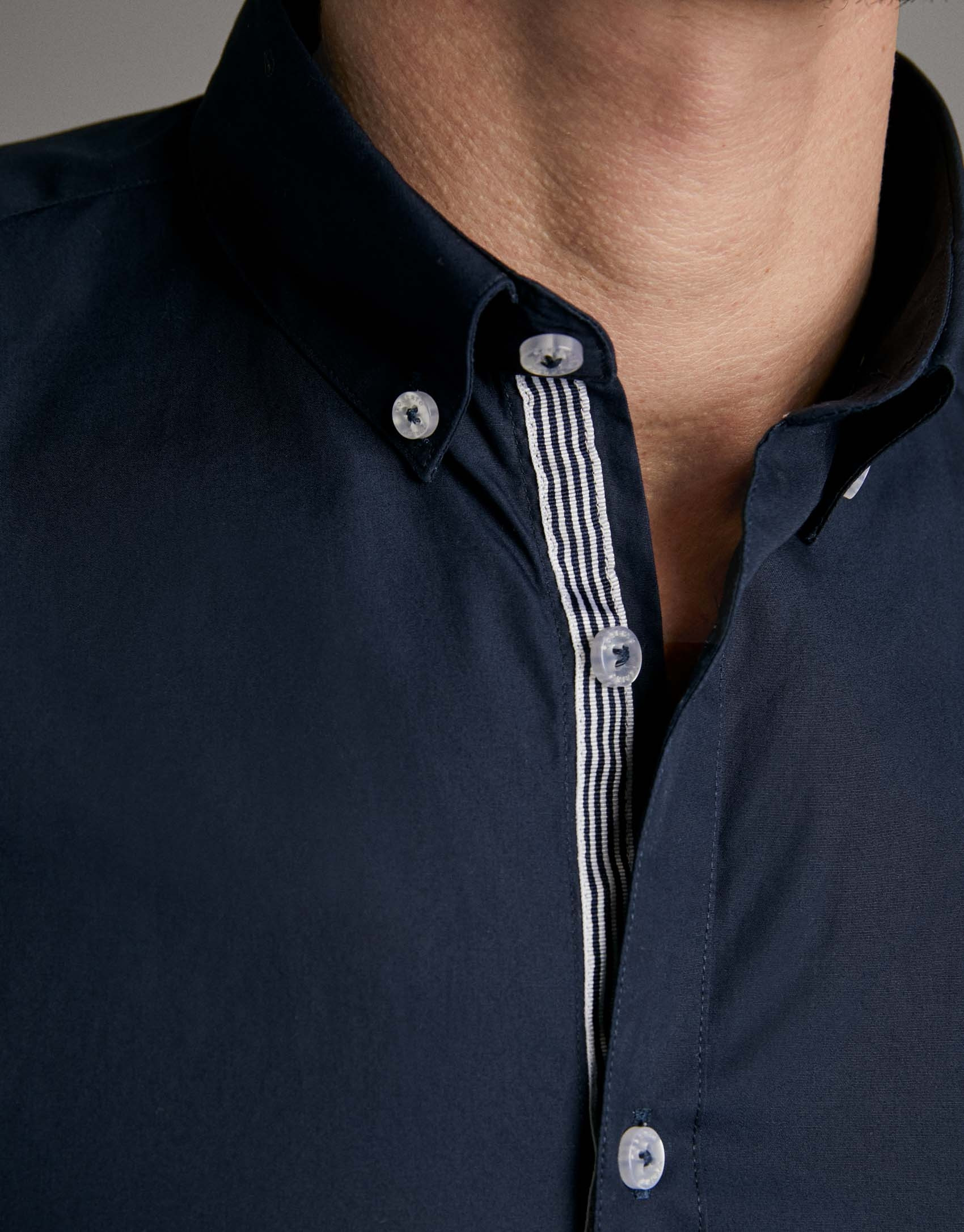 Camisa sport popelín marino - Hombre - PV2020 | Roberto Verino