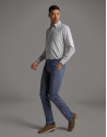 Pantalón chino estructura azul - Hombre | Roberto Verino