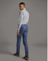 Pantalón chino estructura azul - Hombre | Roberto Verino