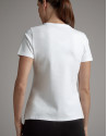 Camiseta blanca con estampado bailarinas