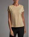 Camiseta manga corta amarillo pastel con ... | Roberto Verino