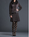 Brown two-faced jacket