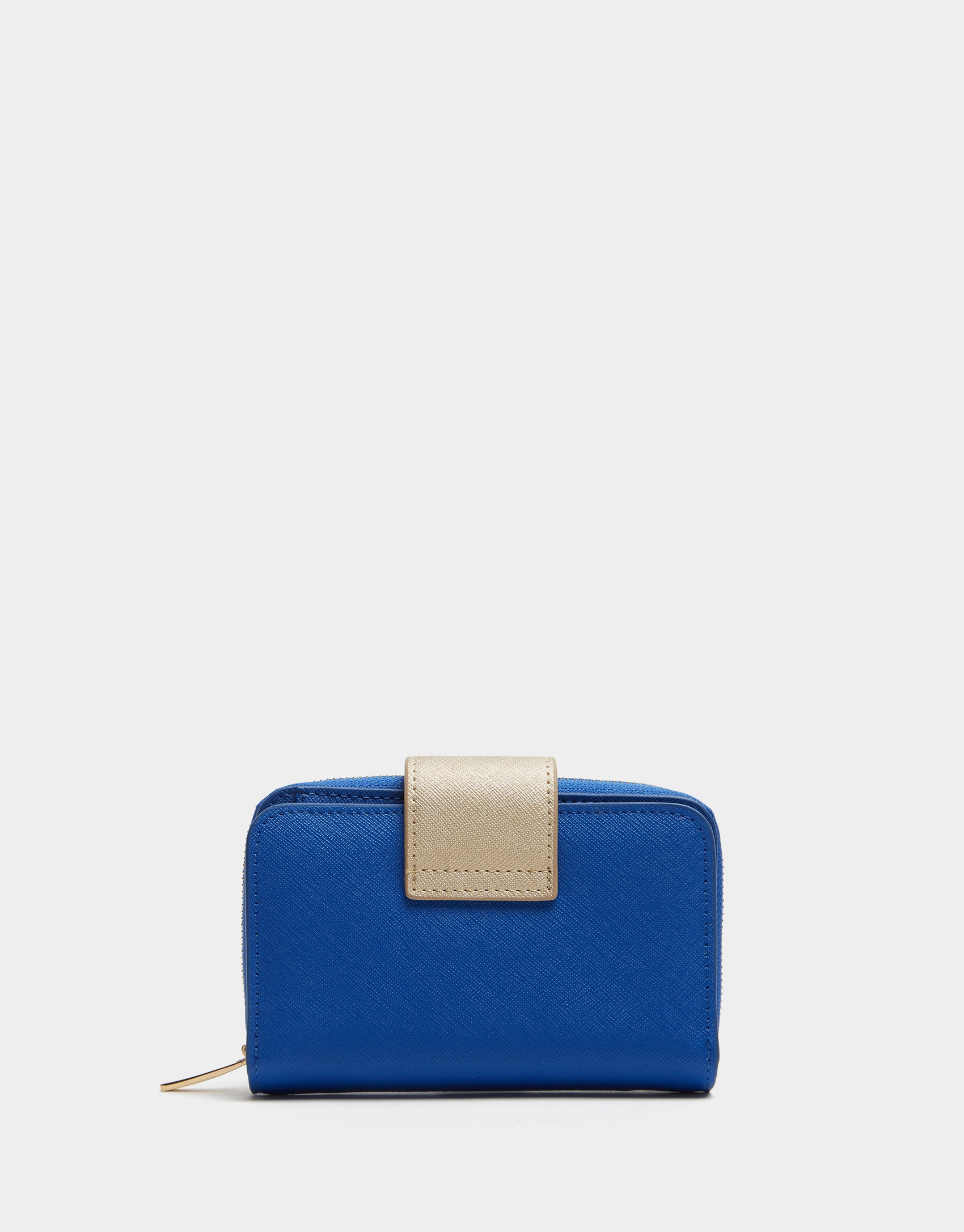 Cartera piel saffiano azul - OI2020 | Roberto Verino