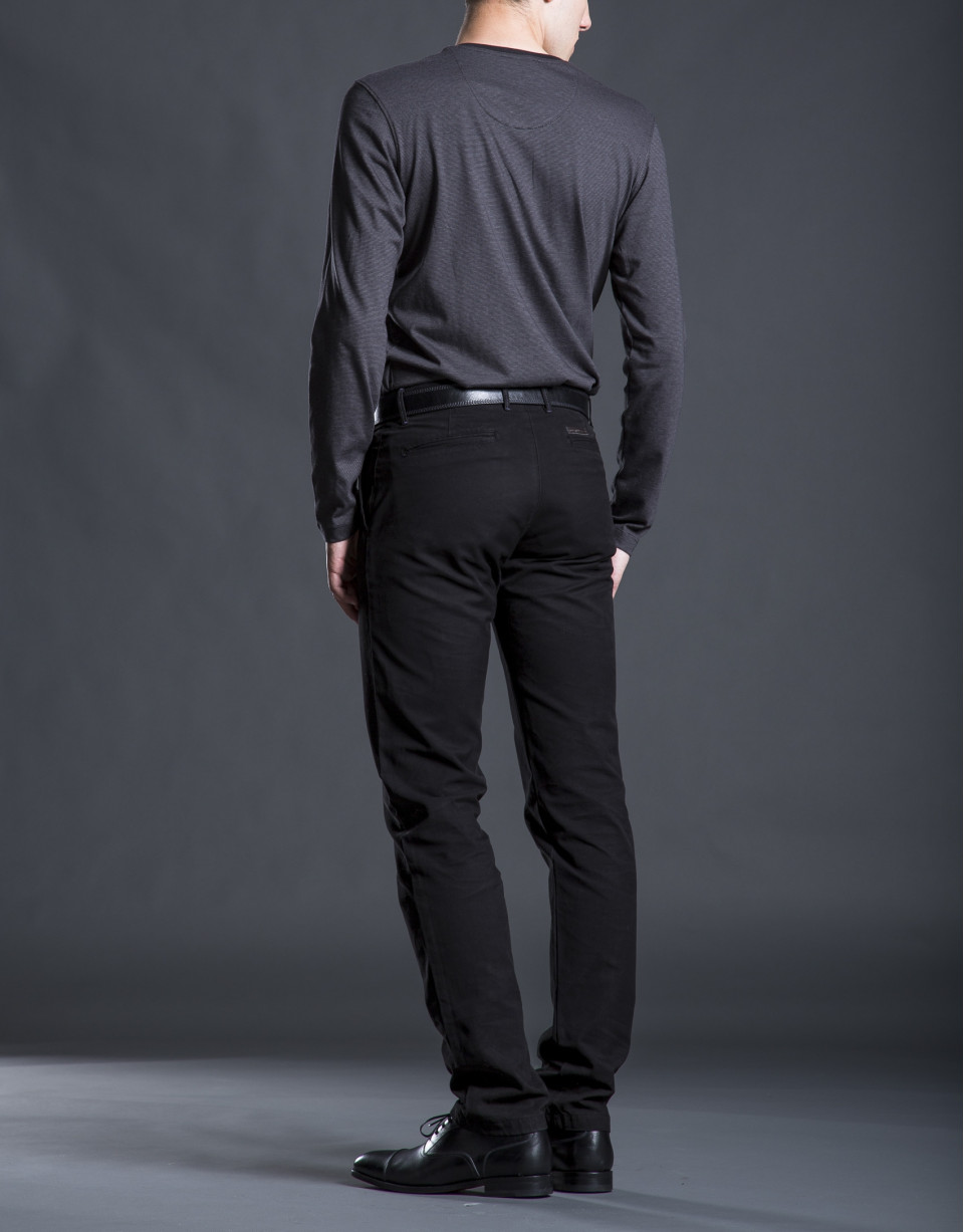 Camiseta rayas negro