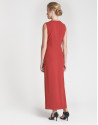 Long red party dress - Woman - SS2021 | Roberto Verino