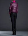 Short fuchsia - aubergine ski jacket 