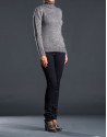 Heavy knit gray sweater 
