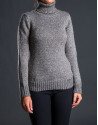 Heavy knit gray sweater 