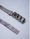 Narrow gray belt 