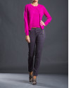 Coral knit jacket